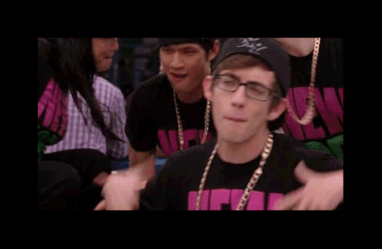 The awkward moment when the best rapper on Glee is white