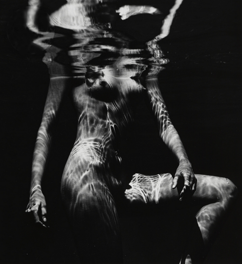 firsttimeuser:Brett Weston. Underwater Nude, 1980