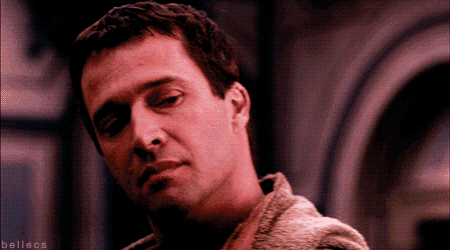 I’ve fallen in love with James Purefoy while watching him in Rome as Marc Antony. He’s such a fantastic ahole in it.
