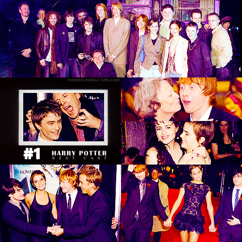  20 BEST CAST#01 ϟ Harry Potter    (Daniel Radcliffe, Emma Watson, Rupert Grint,