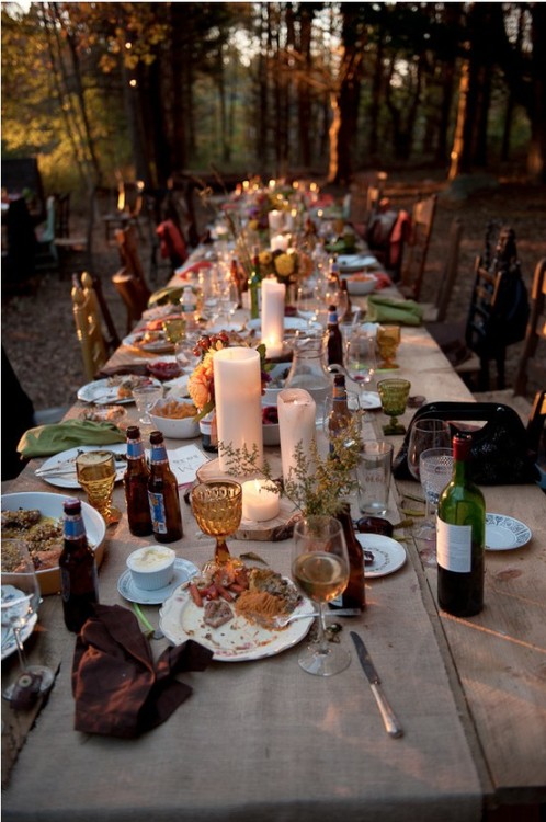 Now this is a dinner party… Debauchery to follow!