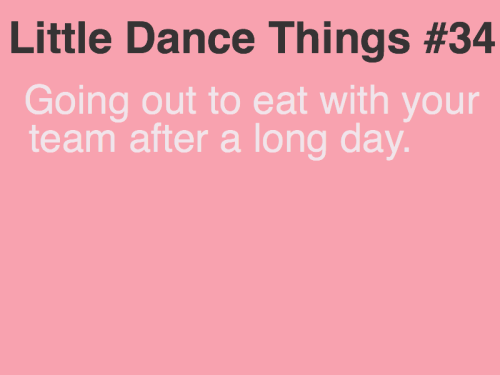 or after comps/performances!