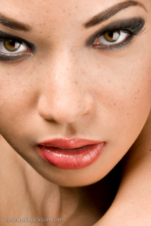 theindiajackson:  makeup \ Janice Tunnell model \ Allison Minto @ Wilhelmina photography \ India Jackson   