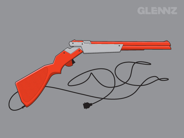 If you want to spread the shots out a bit more in Duck Hunt, vote this upgraded Nintendo Zapper up over at Glennz Tees.
Related Rampages: Bat Mobile | Empire Strike | Finish Him! (More)
Shotgun by Glennz Tees (Flickr) (Facebook) (Twitter)
Via: glennz