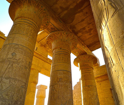 theancientworld: aboutegypt: Ramesseum (by Coyolicatzin) Luxor, Egypt