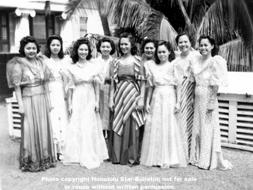 Members of the Maria Clara club, Filipino women&rsquo;s organization in Hawaii, will assist in s