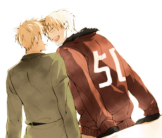 raptor-22:  “Hey Germany~” “Ja, what is it Vene?- I mean, *ahem* Veneziano…”