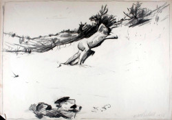 Sketch of a Nude Sunbather - 1928