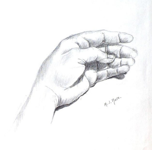 I don't know how people could draw a hand like this: