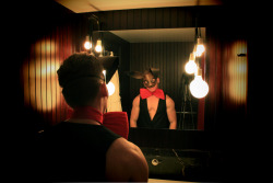 alechandro:  alexanderguerra:  Red Hare Part II - NYC - Alexander Guerra 2010  hey hey rabbit in the mirror… tell that lifes beautiful… 