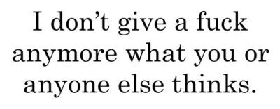 You'll Never Understand.