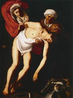 jo-garp:    St. Sebastian Attended By St. Irene and Her Maid. Dirck van Baburen. 1615.  