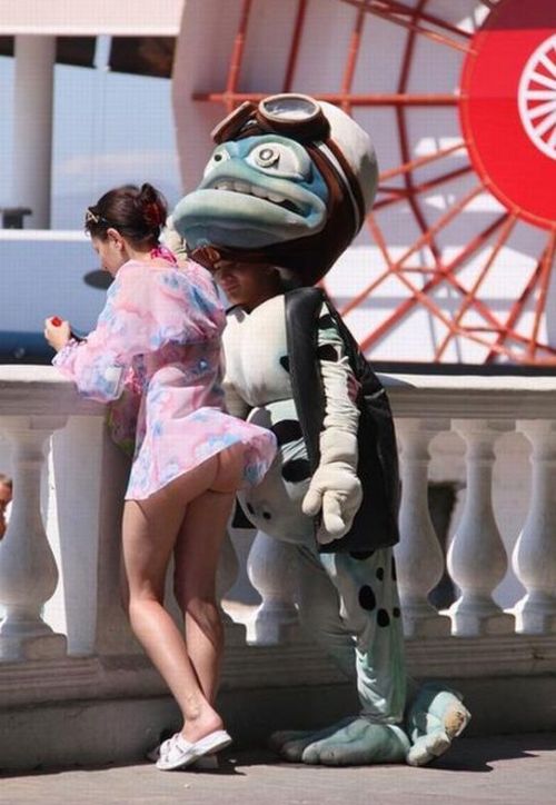 “so when I get off later, we gonna do this….I can leave on the costume if you like?”