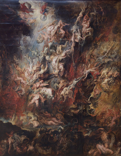 dddeath-and-decay:  Peter Paul Rubens, Fall of Rebel Angels 