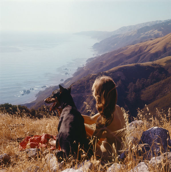 infinite-paradox:  Hunter S Thompson’s first wife, Sandy, in Big Sur Calif