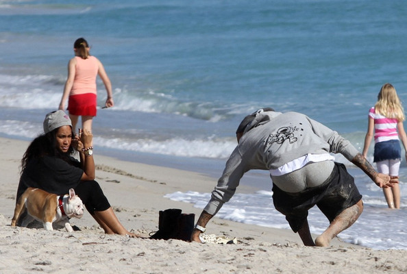 Chris Brown&rsquo;s ass.