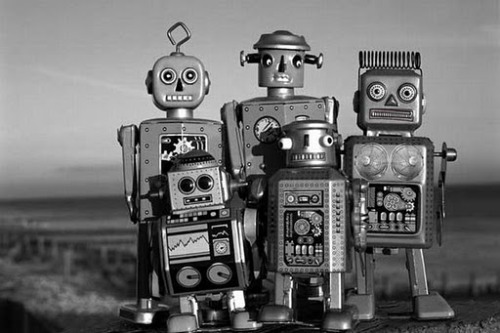 helleeee: Vintage robots are so cool