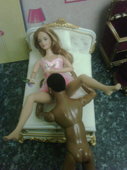 omgwtftyke:  INTERRACIAL BARBIE 