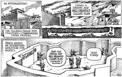 KAL’s cartoon: this week, the great escape.