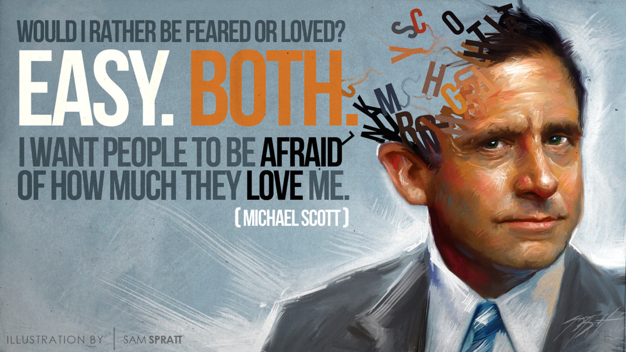 The hilarious Michael Scott got a farewell illustration by the talented Tumblr artist Sam Spratt. Make sure that you follow this guy.
Related Rampages: Green Lantern | Remember Reach
Michael Scott by Sam Spratt (Tumblr) (Flickr) (Facebook)...