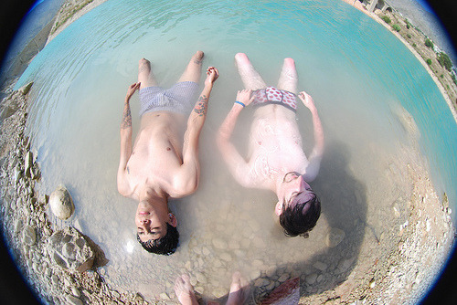 ohhaicorey:injectcum:what is happening here???They’re hanging out in the water obviously.