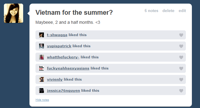 Damn, it feels like you guys WANT me to go. ):