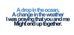 A Drop In The Ocean | Ron Pope &Amp;Lt;3