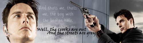 Another Jack banner I made for said friend. The lyrics are from Sinister Kid by The Black Keys.Liste