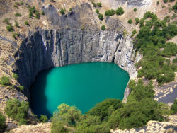 Robotindisguise:  Big Hole An Open-Pit And Underground Mine In Kimberley, South Africa,