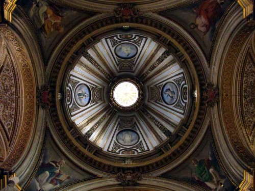 artebarocca: Interior of the dome at S Antonio dei Portoghesi