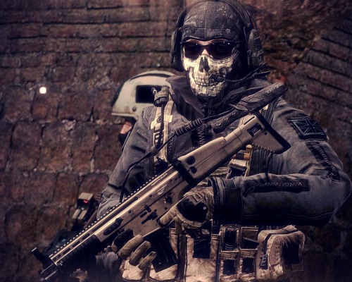 pleasenomorenumbers: His eyes… Ghost | Call of Duty, Modern Warfare 2