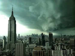A Quiet Storm over NYC via Wall Street Photo journal