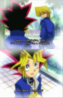 fuckyeahygo:SASSY YUGI STRIKES AGAIN