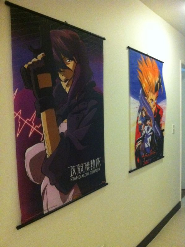 Yay!!! Finally got my wall scrolls up!