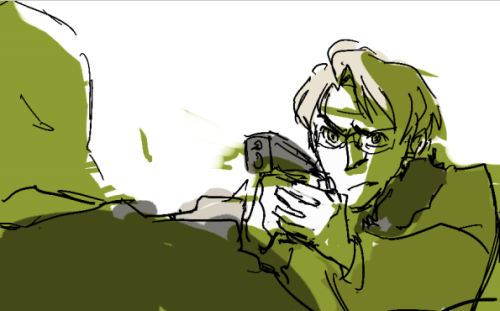 auntie-gladys:  I was in the middle of drawing America shooting a Silent but I’ll just pretend it’s Osama or something because AAAAAAAAAAH 