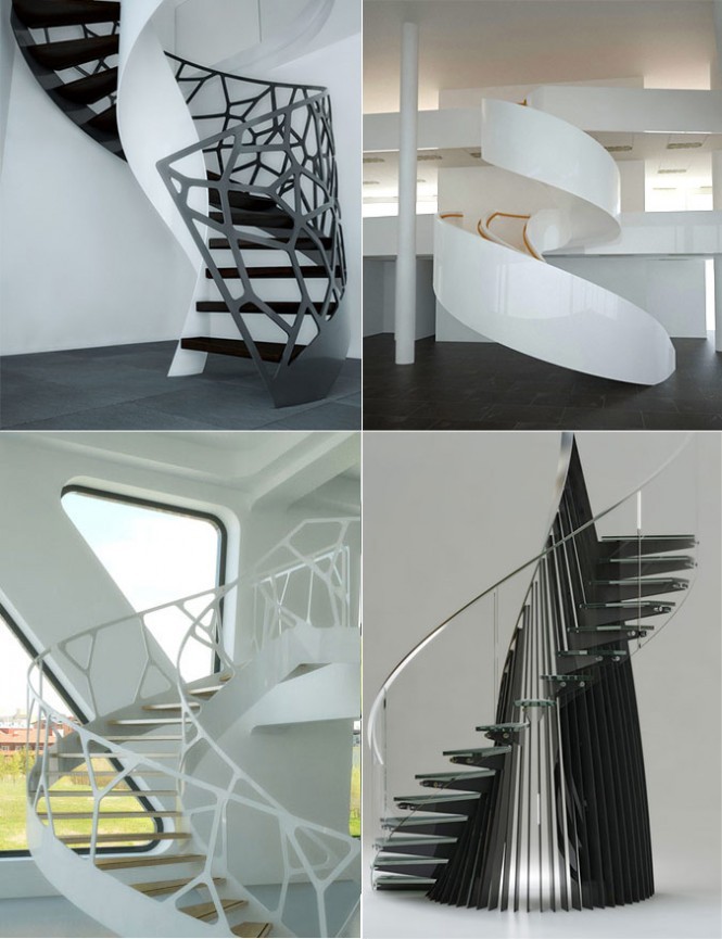 micasaessucasa:  (via Fancy Staircase Treatments)   Schody &lt;3