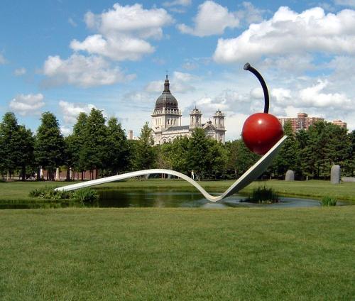 cavetocanvas:Spoonbridge and Cherry - Claes Oldenburg, 1988 