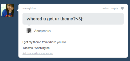 You know where your Anon’s live? damn….. stalker… lmfao. 