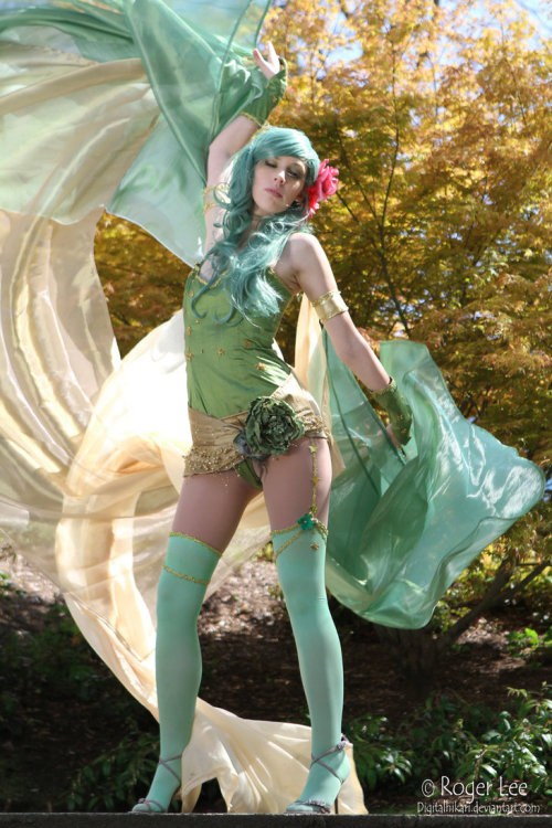 Rydia cosplay from FFIV