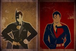 captain-iconic:  #superman #ClarkKent #batman #BruceWayne 