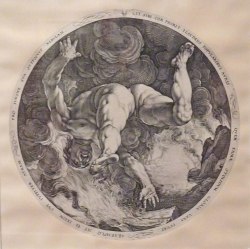 Hendrick Goltzius - La Chute d'Ixion