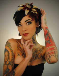 Insatiable taste for tattooed ladies