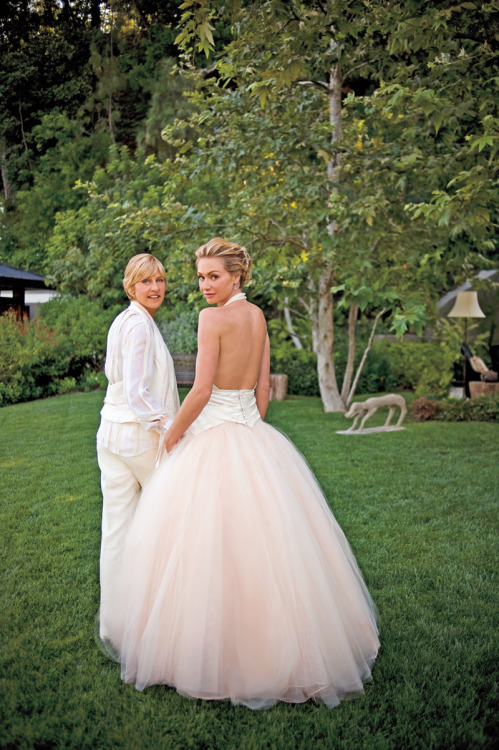 Ellen degeneres and wife wedding