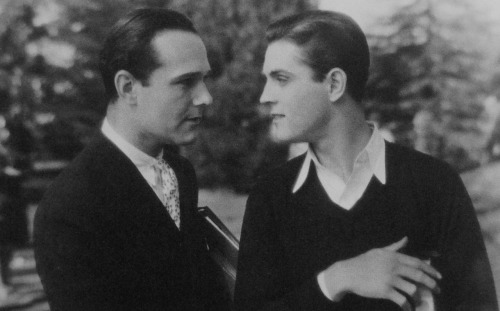 thescarecrowvideo:leonardvole-blog:William Haines and Eddie Nugent in The Duke Steps Out (1929)Nearl