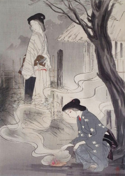 wa-goth:  Japanese ghost in Ukiyo-e. 