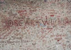 I made a pilgrimage to Père Lachaise to see Oscar Wilde&rsquo;s grave (i kissed it, too).