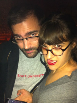 @kawiller and @drmistercody making sexy faces