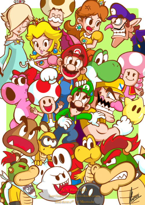 svalts:  Mario’s World // by MKDrawings 