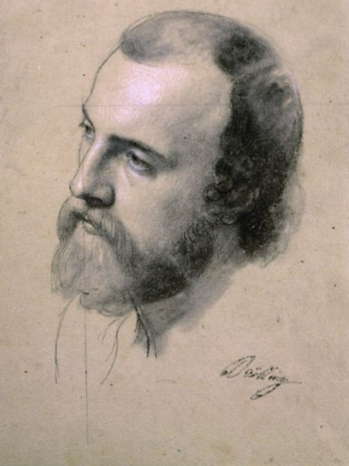 thizizit:  Michel Martin Drolling  Head of Christ 