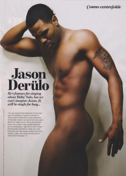 1markanthony:  Jason Derulo nude shoot for Cosmo testicular cancer campaign  